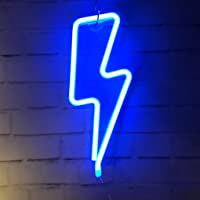 QiaoFei Letreros de neón- decoración de iluminación LED Lightning- decoración de Pared para Navidad- Fiesta de…